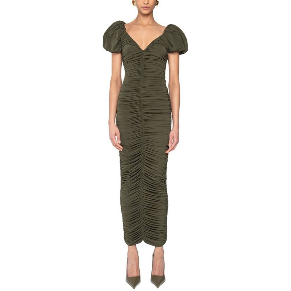 Ronny Kobo Womens  Lupine Maxi Dress, Green